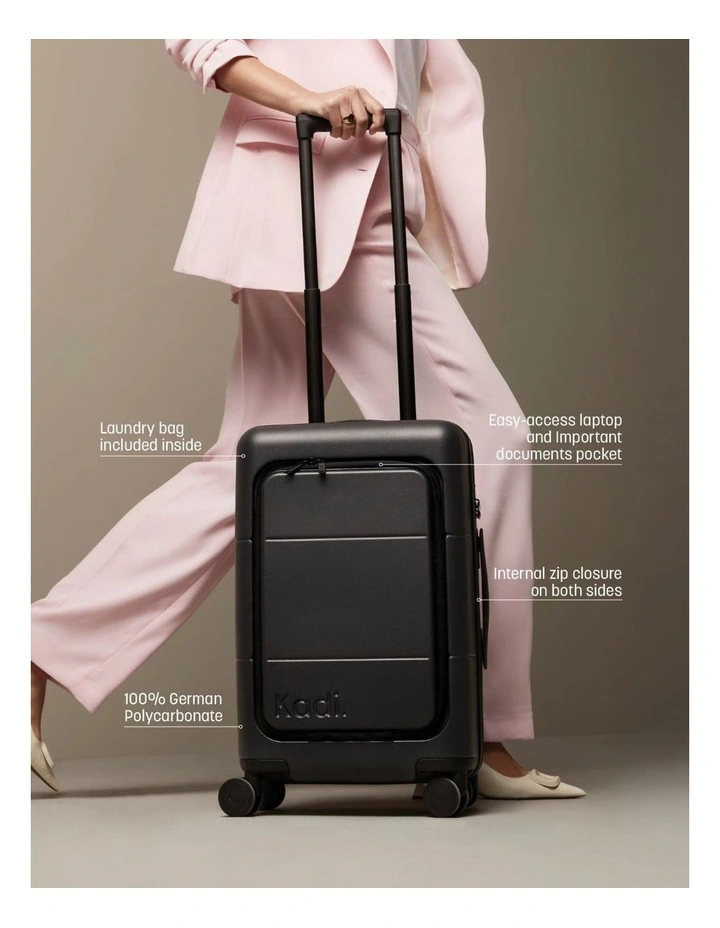 Carry-on Business Suitcase 55.5cm in Charcoal image 3