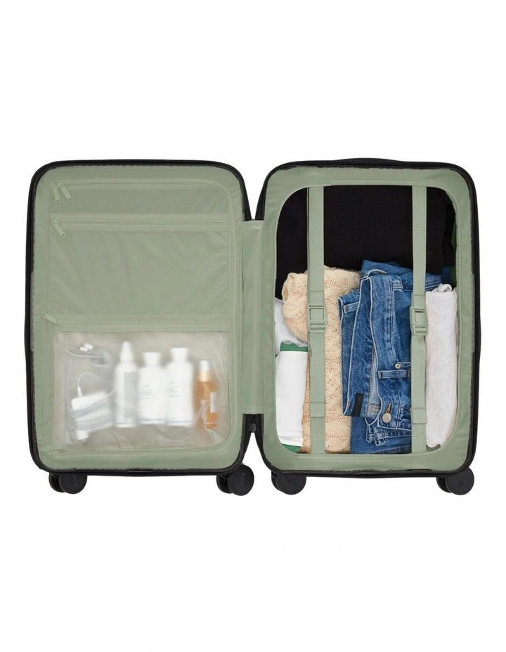 Carry-on Business Suitcase 55.5cm in Olive image 6