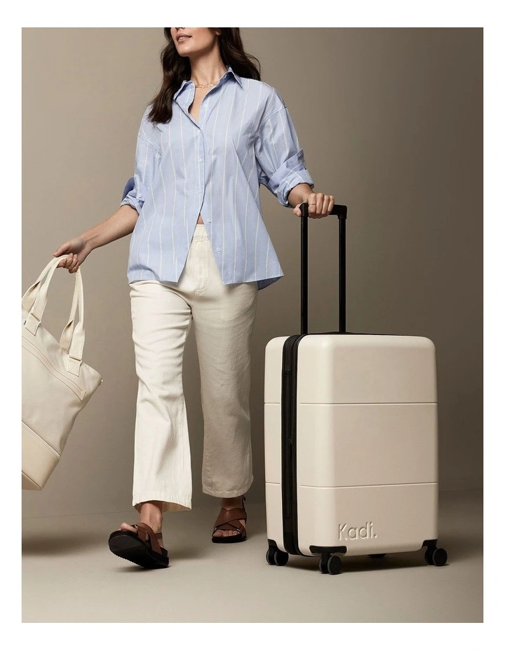 Large Check-in Suitcase 78.5cm in Ivory image 2