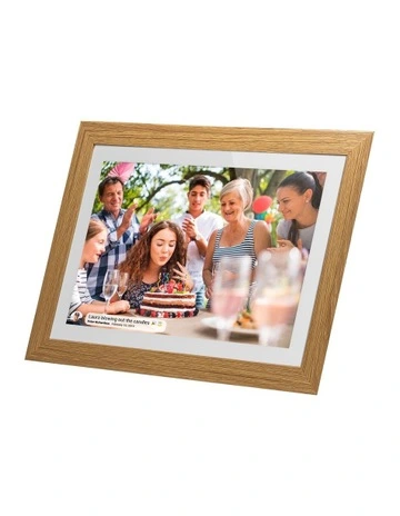 15.6 Smart Frame in White With Oak