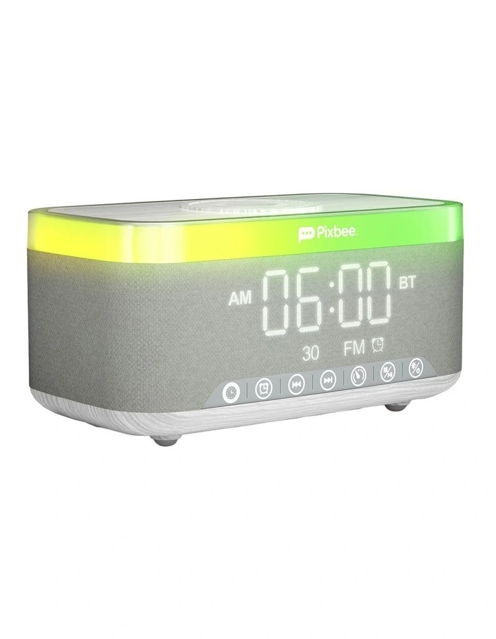 5-In-1 Alarm Clock With Charging Dock in Multi PXB-254L image 3