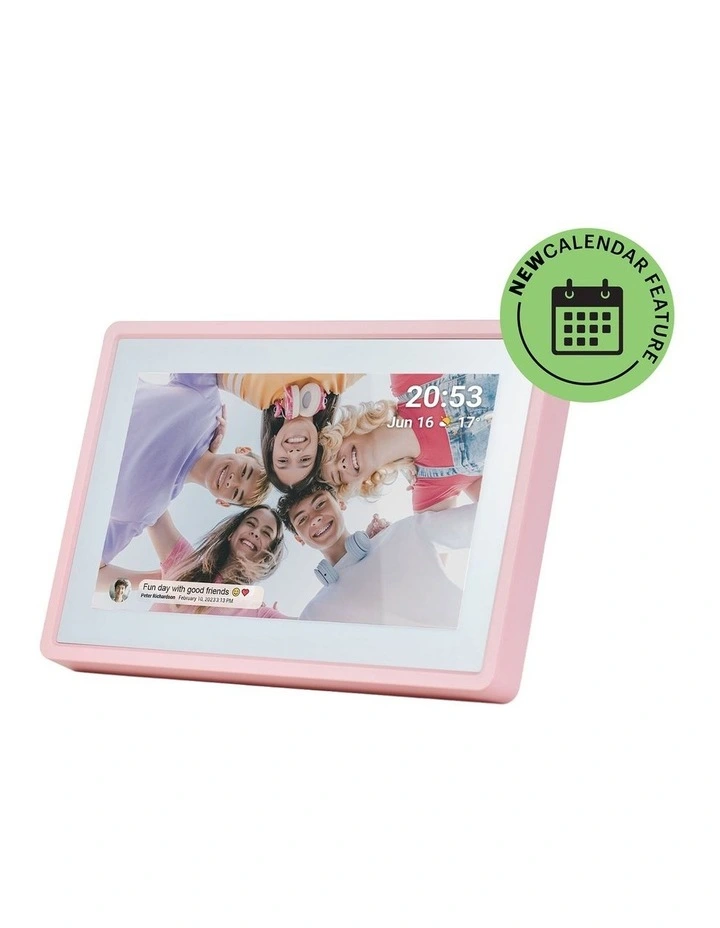 Frameo 7 Smart Photo Frame in Pink DPF7001-PNK image 1