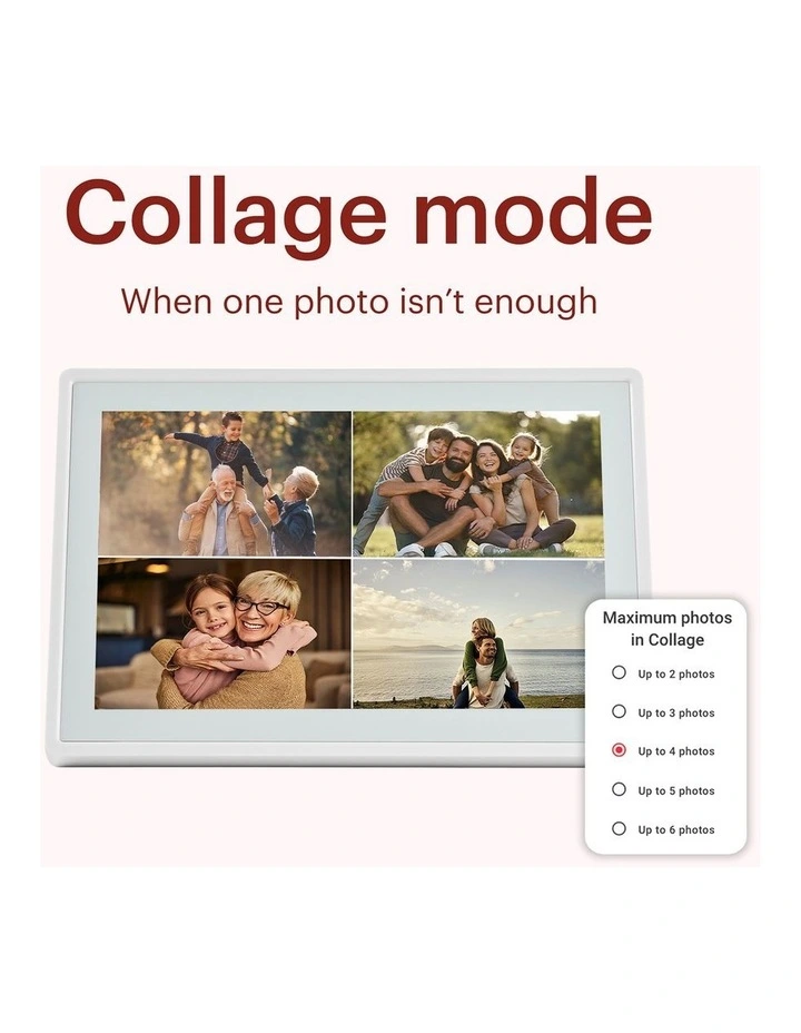 Frameo 7 Smart Photo Frame in Blue DPF7001-BLU image 6