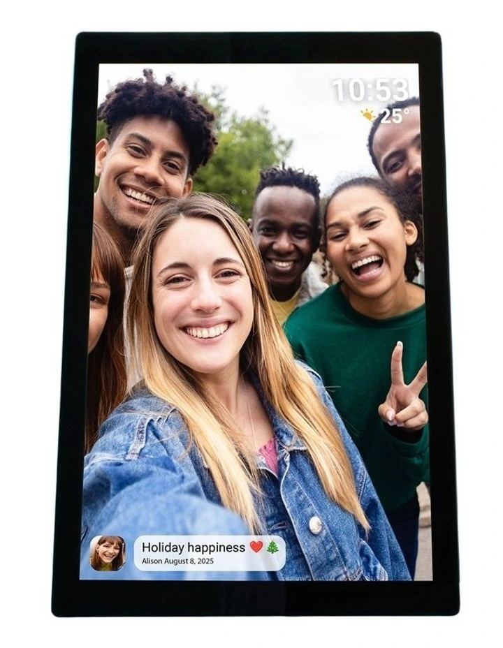 Frameo 10 Ambient Smart Photo Frame in Black DPF1023 image 2