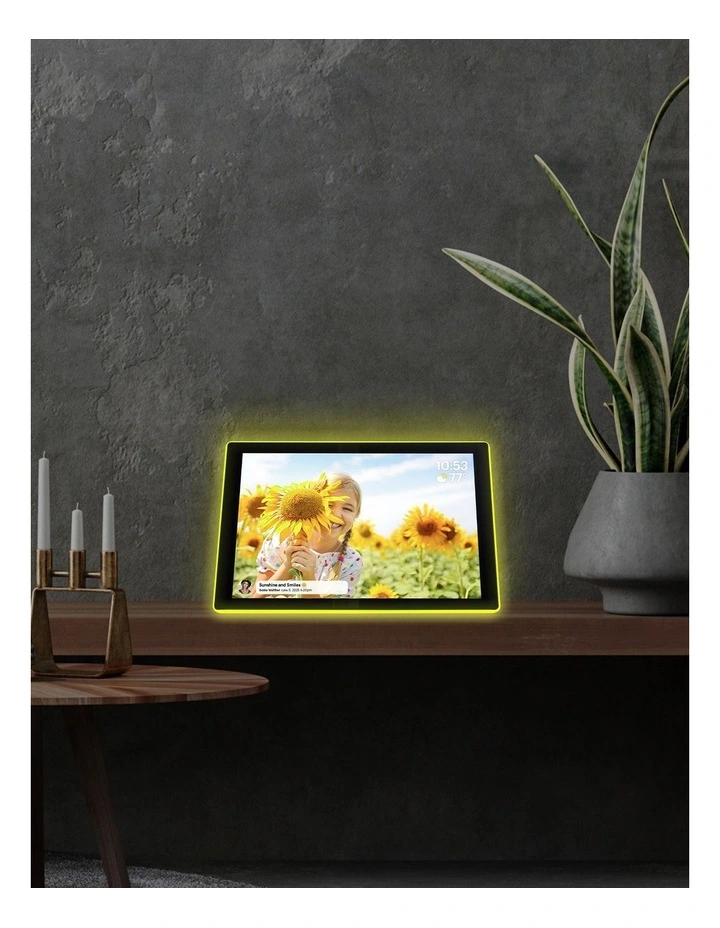 Frameo 10 Ambient Smart Photo Frame in Black DPF1023 image 6