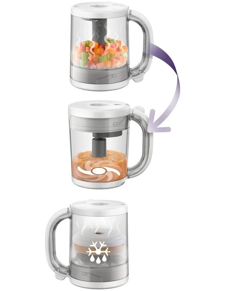 4-In-1 Steamer Blender Healthy Baby Food Maker SCF883/01 image 2