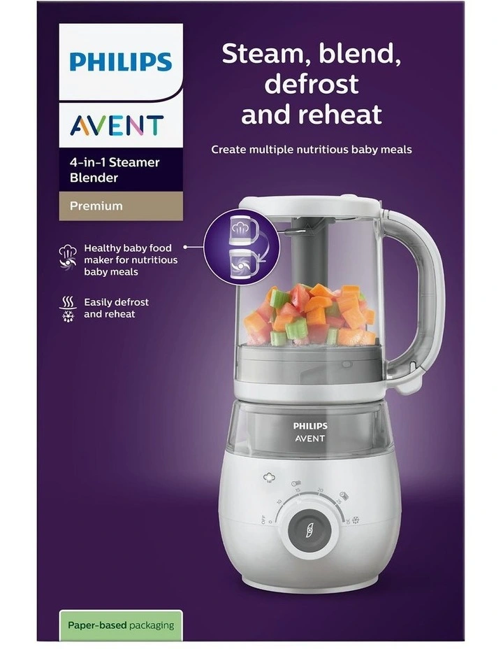 4-In-1 Steamer Blender Healthy Baby Food Maker SCF883/01 image 4