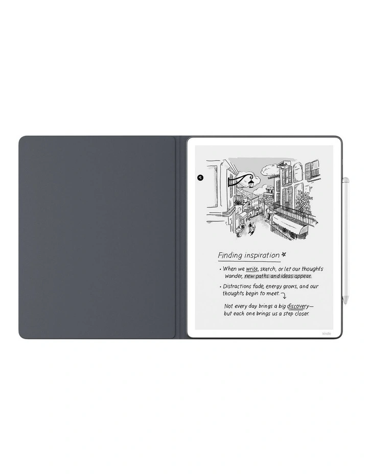 Scribe Executive Folio Cover with Magnetic Attachment Premium Leather in Graphite B0FDNZ5M3Y image 2