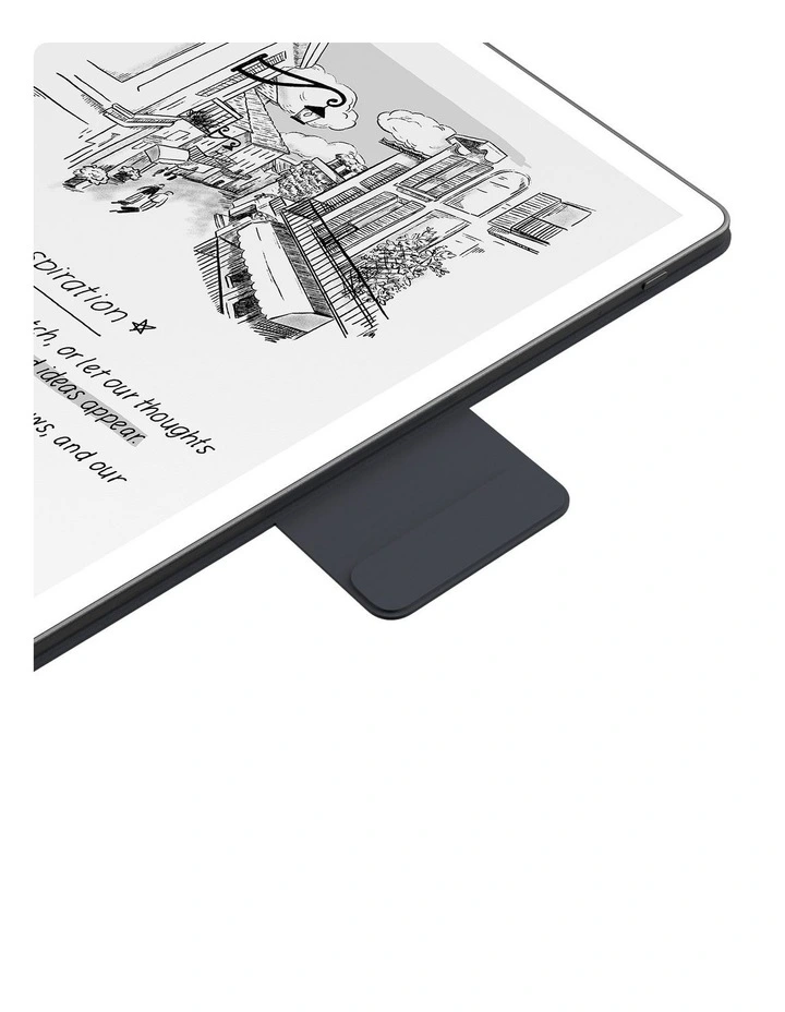 Scribe Executive Folio Cover with Magnetic Attachment Premium Leather in Graphite B0FDNZ5M3Y image 3