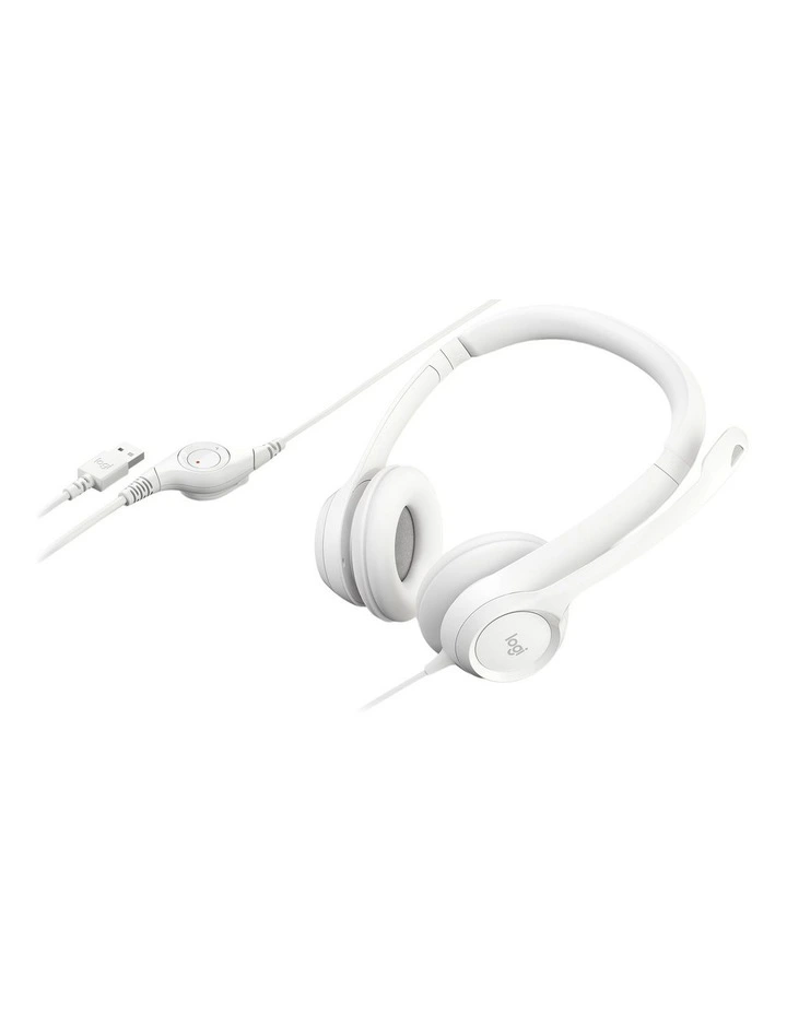 H390 USB Computer Headset in Off White, 981-001287(H390) image 1