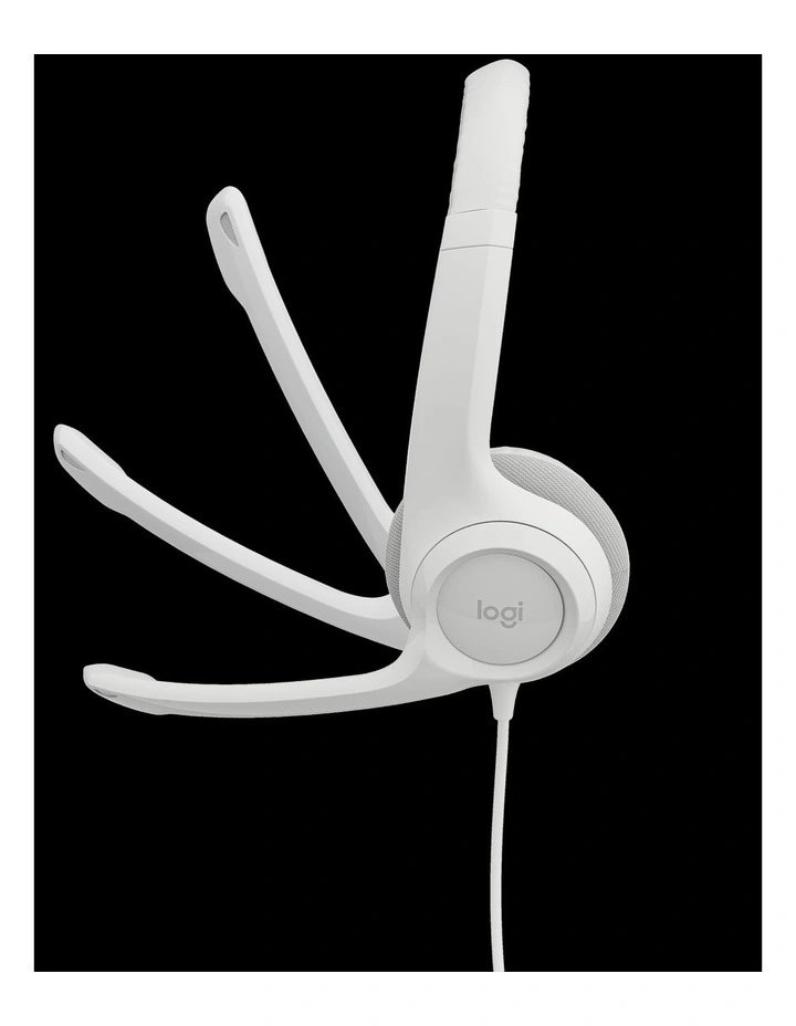 H390 USB Computer Headset in Off White, 981-001287(H390) image 4