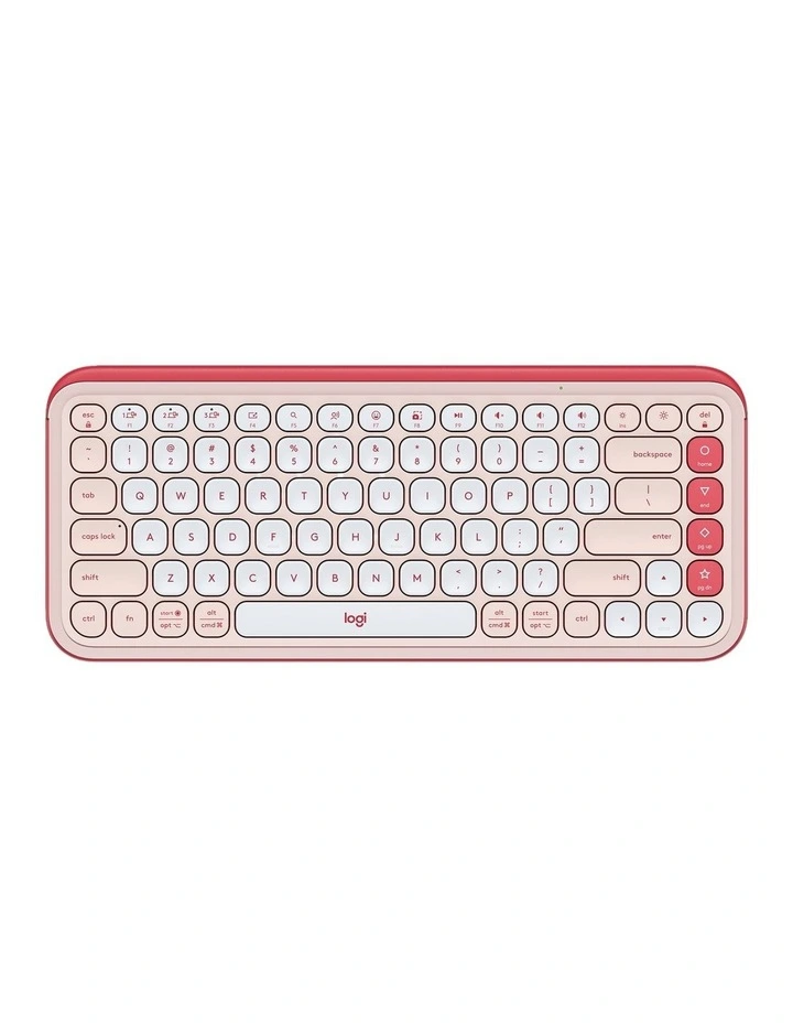 POP Icon Keys Wireless Keyboard in Rose, 920-013085(POP) image 1