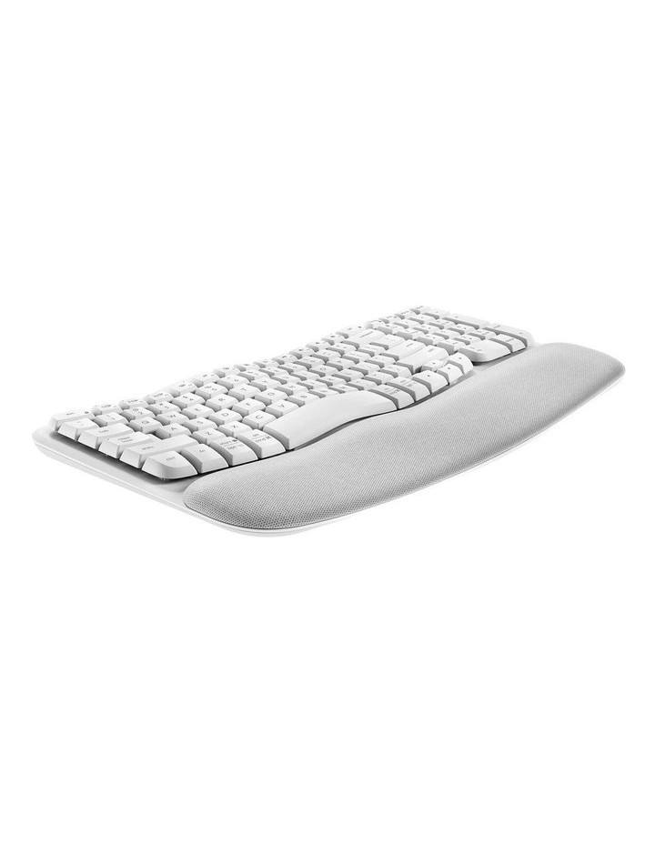 Wave Keys Wireless Ergonomic Keyboard in Off White, 920-012282(WAVEKEYS) image 2