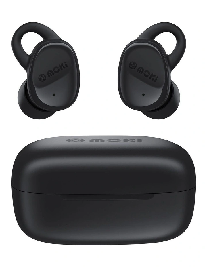 MokiFit True Wireless Stereo Earphones in Black image 2