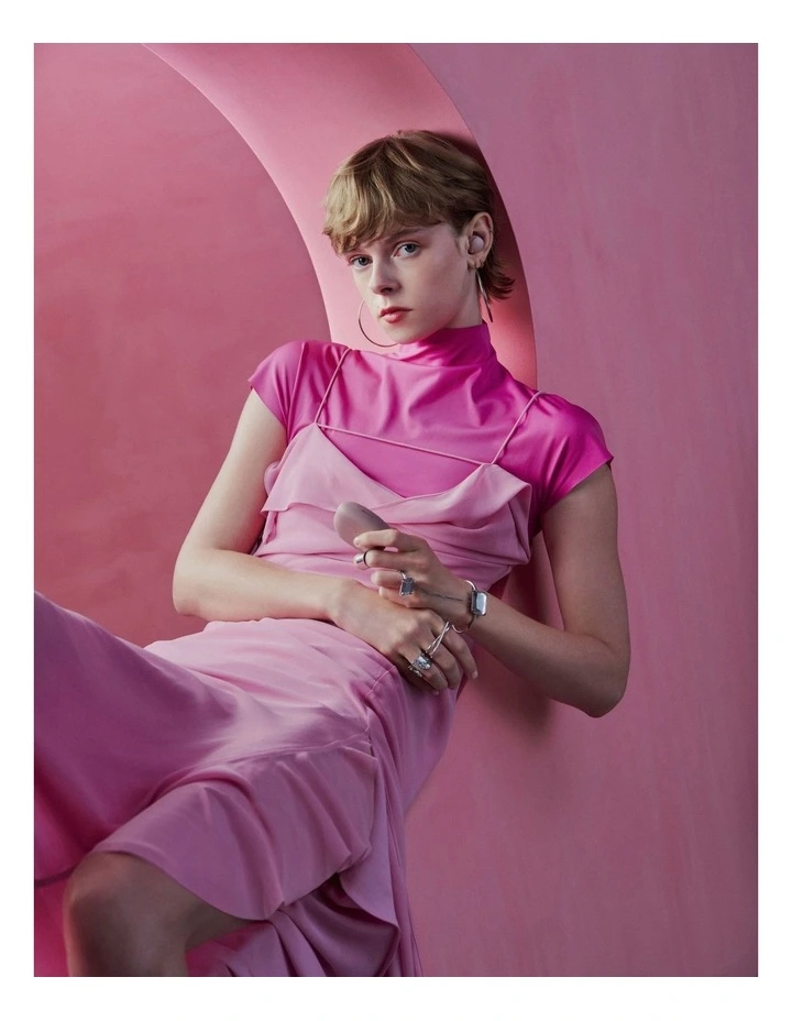 Truly Wireless WF1000XM5P Earbuds in Smoky Pink image 7