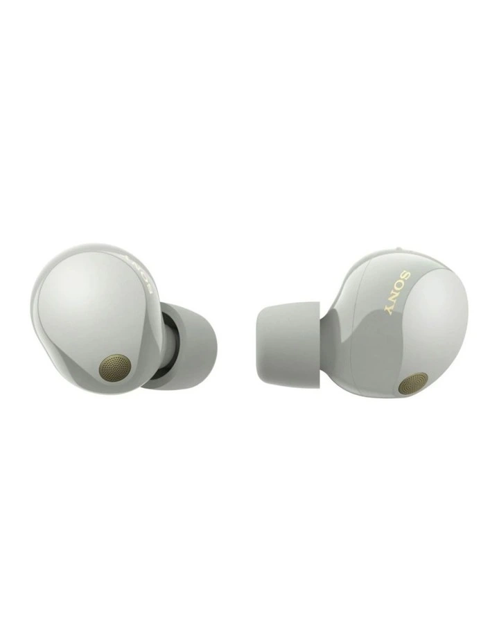 Truly Wireless WF1000XM5S Earbuds in Silver image 1