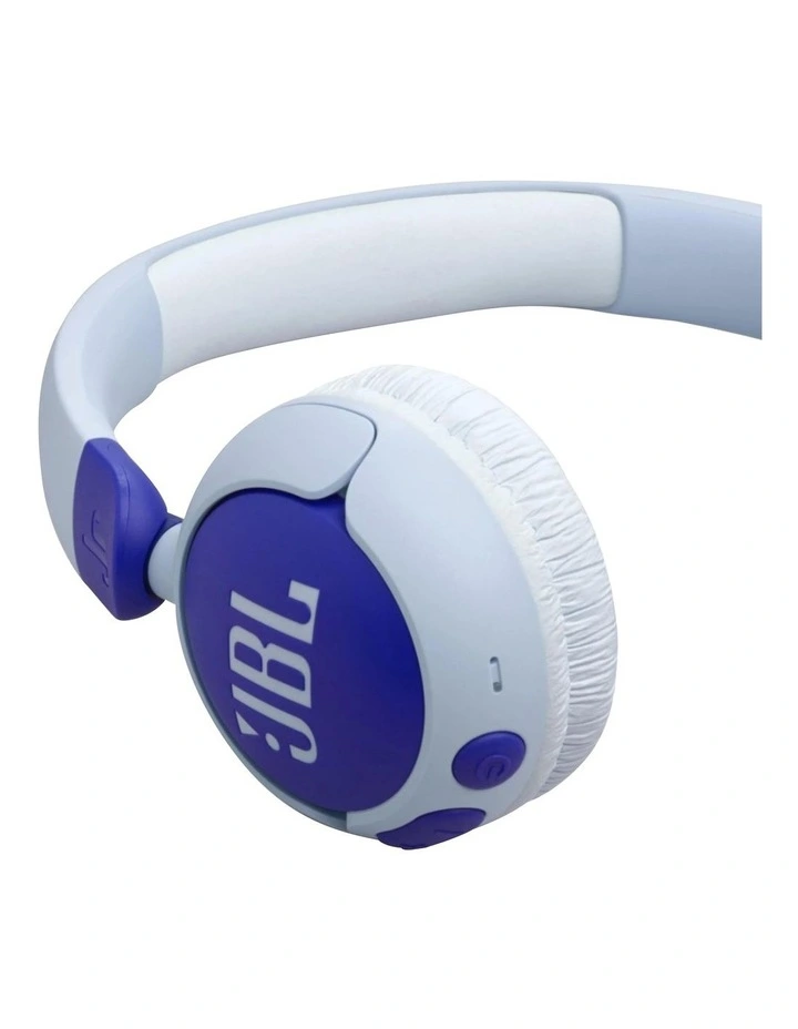 JBL JUNIOR 320BT Wireless On-Ear Kids Headphones (Blue) image 4