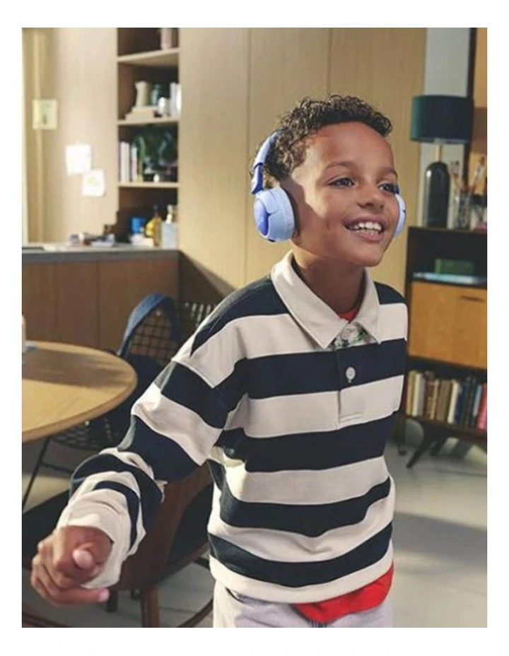 JBL JUNIOR 320BT Wireless On-Ear Kids Headphones (Blue) image 6