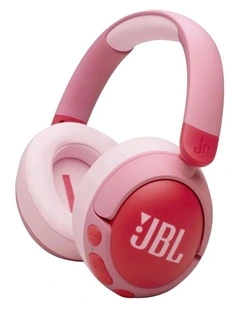 JBL JUNIOR 470NC Wireless Noise Cancelling Kids Over-Ear Headphones (Pink)