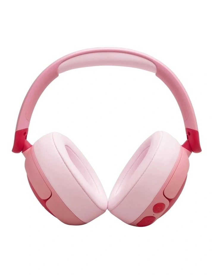 JBL JUNIOR 470NC Wireless Noise Cancelling Kids Over-Ear Headphones (Pink) image 2