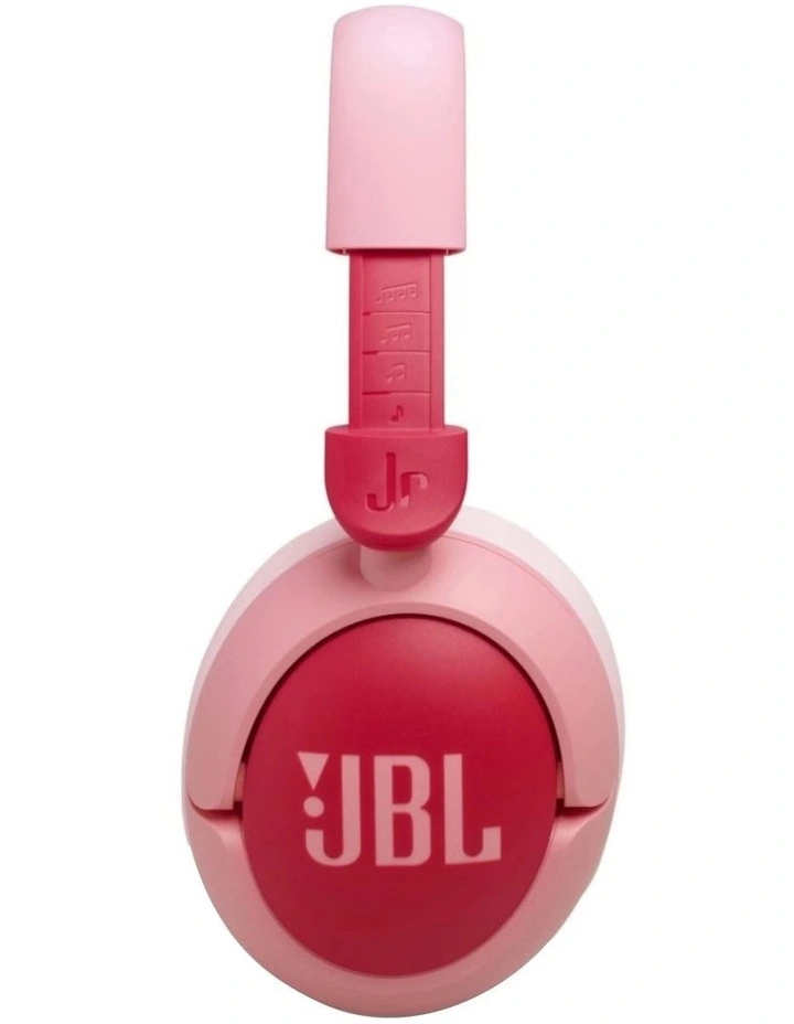 JBL JUNIOR 470NC Wireless Noise Cancelling Kids Over-Ear Headphones (Pink) image 3
