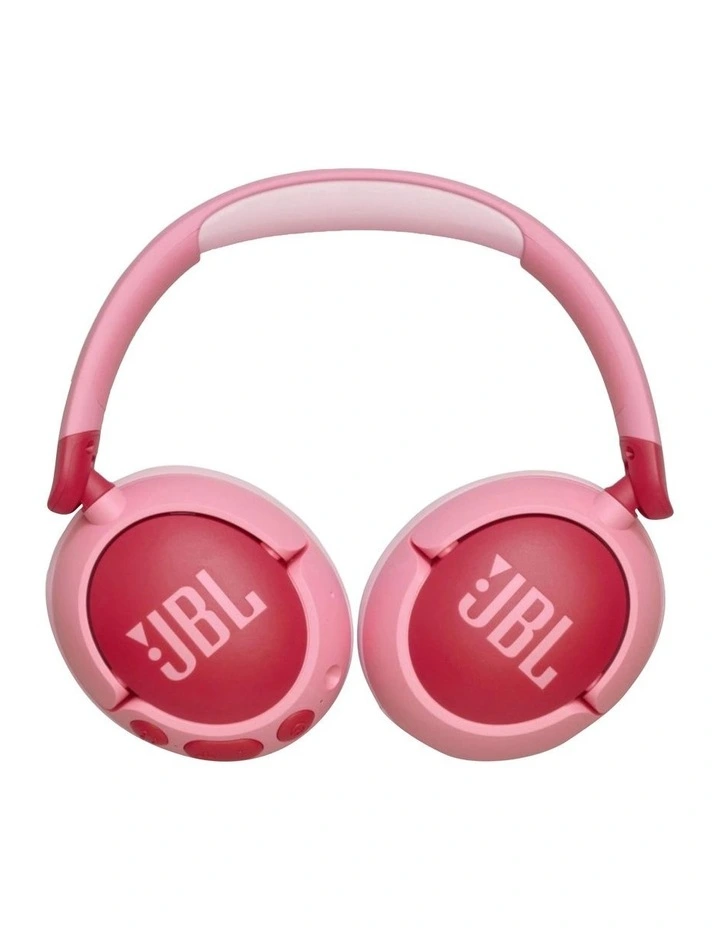 JBL JUNIOR 470NC Wireless Noise Cancelling Kids Over-Ear Headphones (Pink) image 4