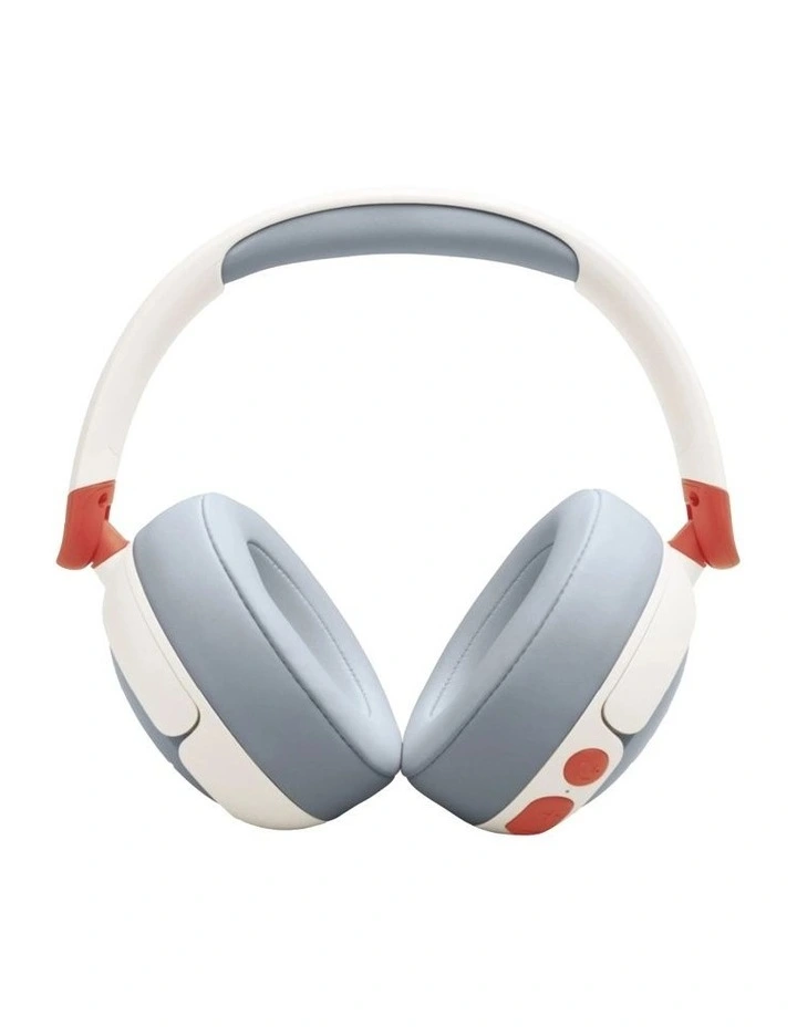 JBL JUNIOR 470NC Wireless Noise Cancelling Kids Over-Ear Headphones (White) image 2
