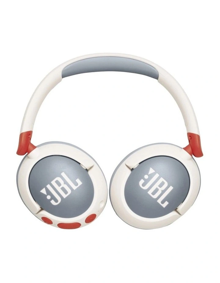 JBL JUNIOR 470NC Wireless Noise Cancelling Kids Over-Ear Headphones (White) image 4