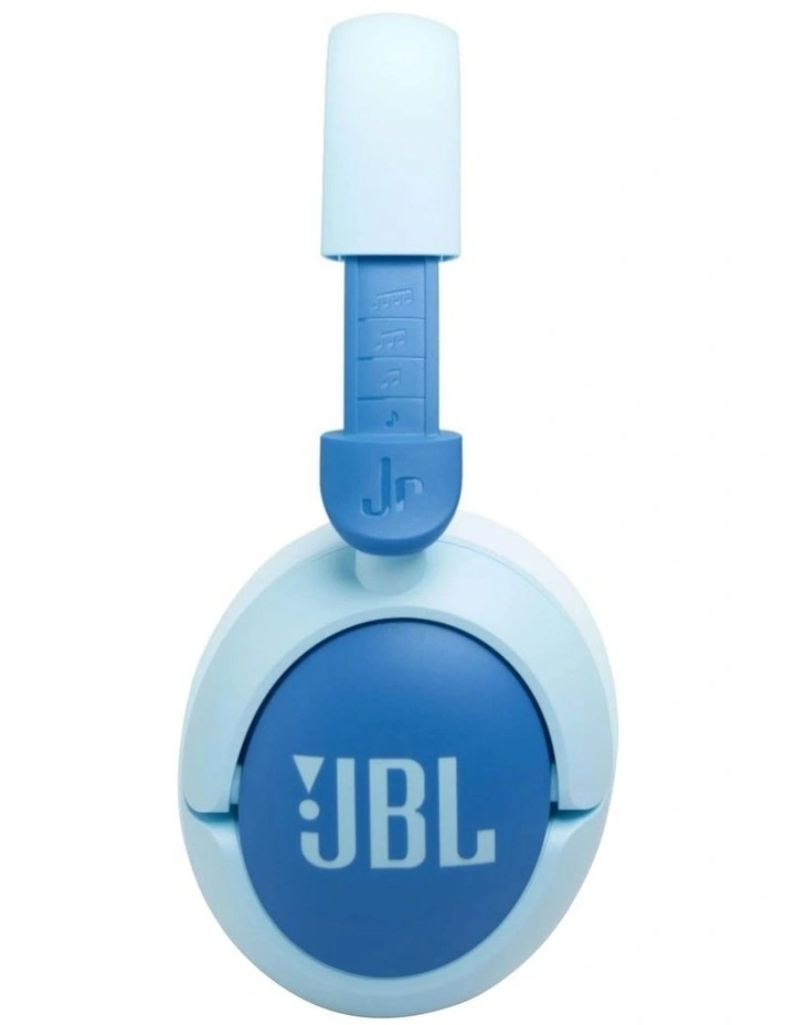 JBL JUNIOR 470NC Wireless Noise Cancelling Kids Over-Ear Headphones (Blue) image 3