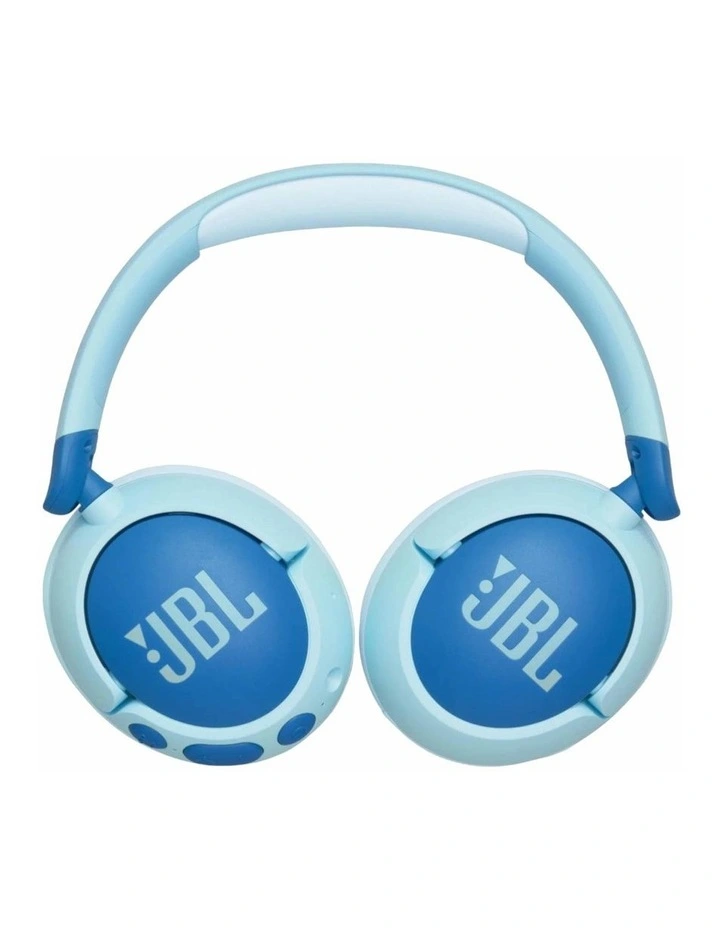 JBL JUNIOR 470NC Wireless Noise Cancelling Kids Over-Ear Headphones (Blue) image 4