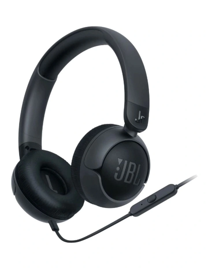 320 Wired On-Ear Headphones in Black image 2