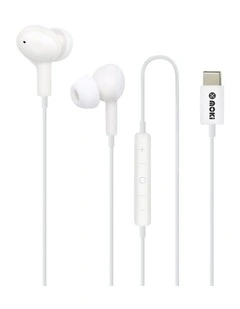 Inner Ear + Mic & Control Type-C Connect Earphones Acc-Tcpiew in White