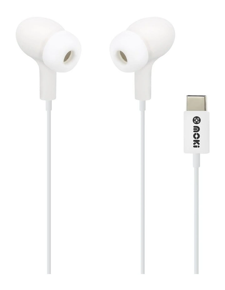 Inner Ear + Mic & Control Type-C Connect Earphones Acc-Tcpiew in White image 3