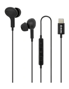 Inner Ear + Mic & Control Type-C Connect Earphones ACC-TCPIEBK in Black