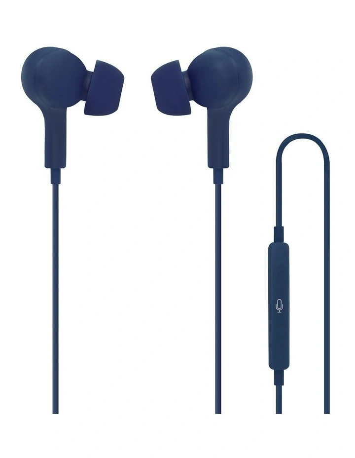 Inner Ear + Mic & Control Type-C Connect Earphones Acc-Tcpienv in Navy image 2