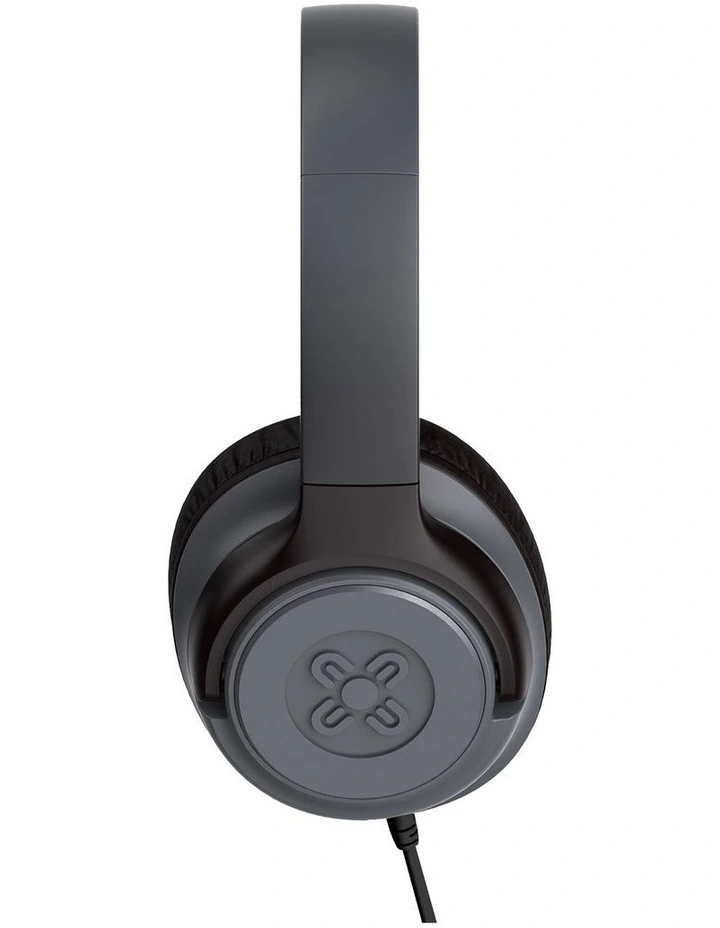 Mixi Type-C Connect Wired Volume Limited Headphones in Black/Grey ACC-HPMIXBG image 3