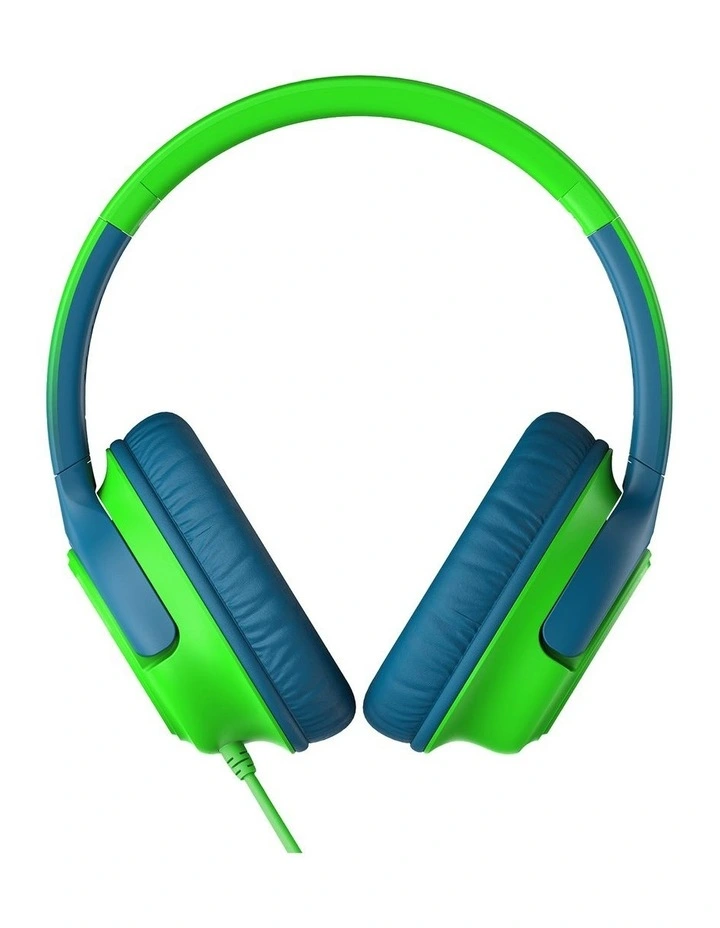 Mixi Type-C Connect Wired Volume Limited Headphones in Green/Blue ACC-HPMIXGB image 3