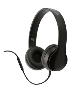 Volume Limited Headphones Removable 3.5mm Audio Cable in Black