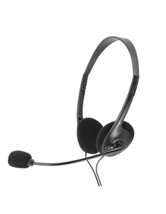 Lite Headphones with Mic Boom in Black, ACC-HPLMB