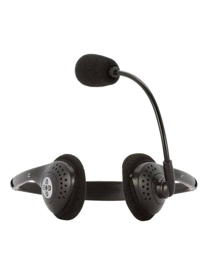 Lite Headphones with Mic Boom in Black, ACC-HPLMB image 2