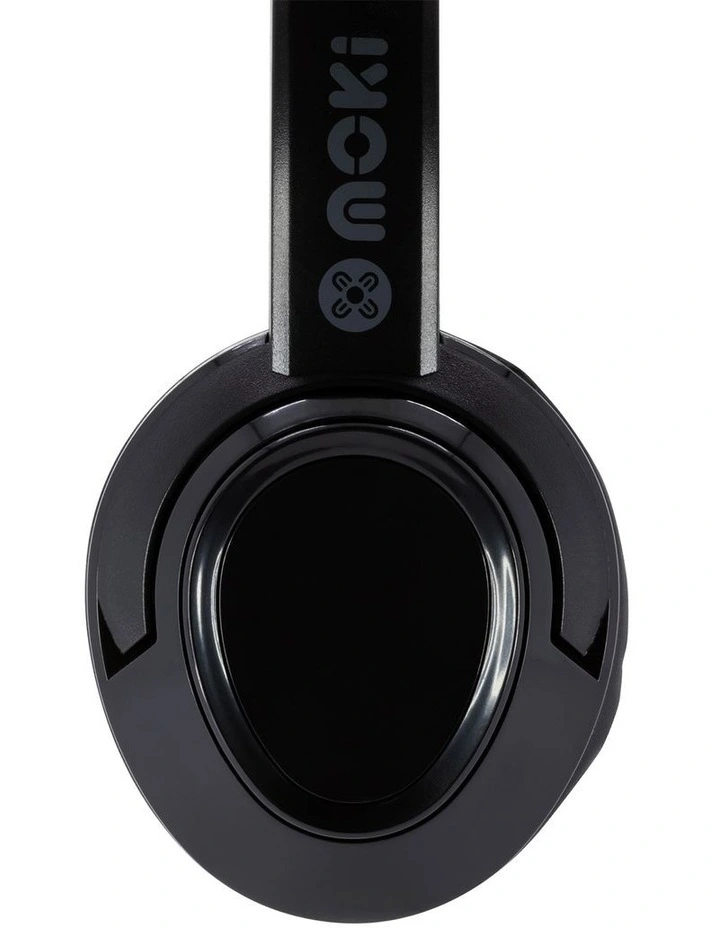 USB Headphones Boom Microphone in Black image 4