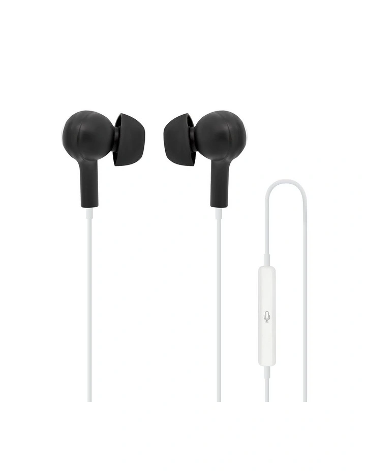 USB-C Connect Earphones   Inline Microphone & Control in Black/White, ACC-TCEPIE image 2