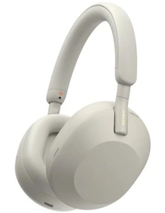 Premium Noise Cancelling Wireless Over-Ear Headphones WH-1000XM5 in Silver