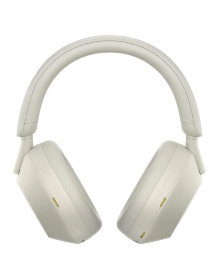 Premium Noise Cancelling Wireless Over-Ear Headphones WH-1000XM5 in Silver image 2