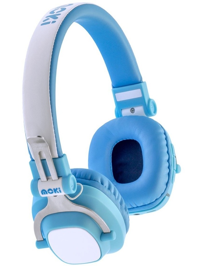Moki Exo Kids Bluetooth On Ear Headphones Blue Myer