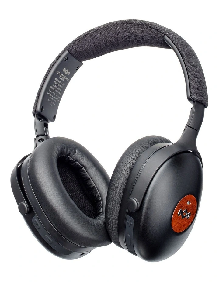 Positive Vibration XL ANC Wireless Headphones Signature Black EM-JH151-SB image 1