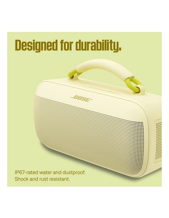 SoundLink Max Portable Speaker 883848-0400 in Citrus Yellow image 7