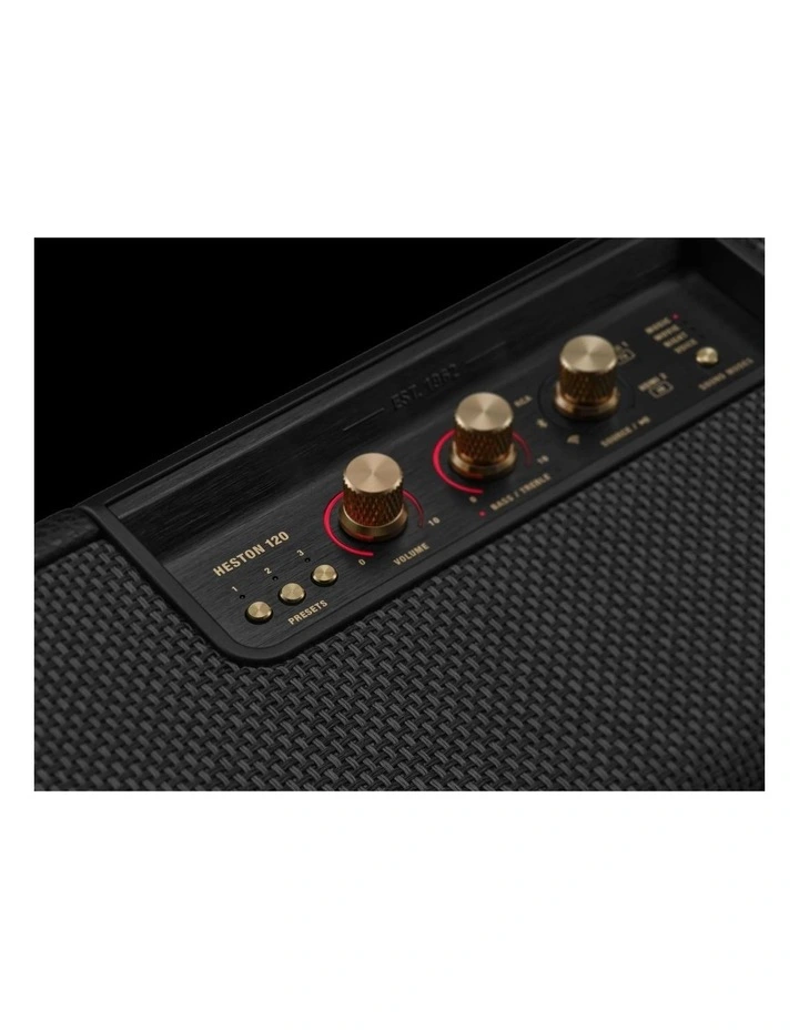 Heston 120 Sound Bar 255491 in Black image 3