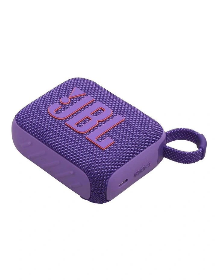 Go 4 Mini Portable Bluetooth Speaker in Purple image 3