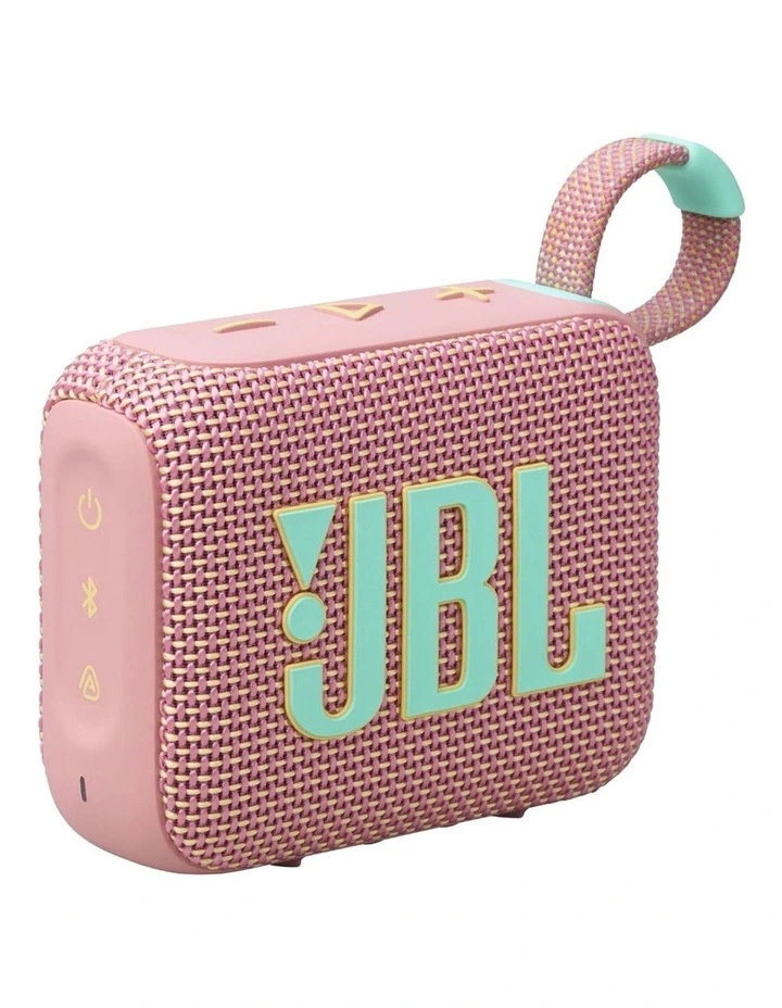 Go 4 Mini Portable Bluetooth Speaker in Pink image 2